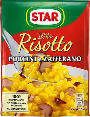 Produktbild von 5x Star Risotto Funghi Porcini e Zafferano Steinpilze und Safran 175g