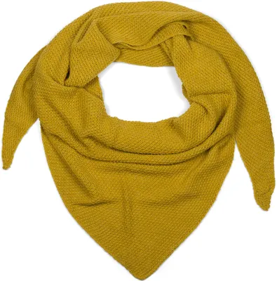 Image de styleBREAKER Écharpe triangulaire pour femme | Écharpe douce avec motif grain de riz | Écharpe triangulaire unie en laine mélangée | Italy | 190 x 72 cm