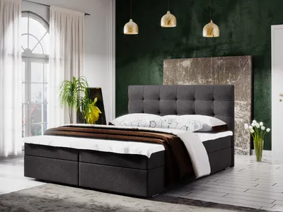 Obrázek produktu pro FERA 140x200 Postel Boxspring Stylov postel s lonm boxem, rzn© barvy, s topperovou matrac­, ÄalounÄn postel do lonice COSMIC 97