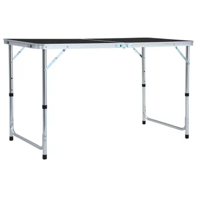 Produktbild von Campingtisch Klappbar Grau Aluminium 120x60 cm