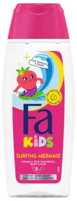 Immagine prodotto di Fa Kids Bagnoschiuma e shampoo Sirena (250 ml)
