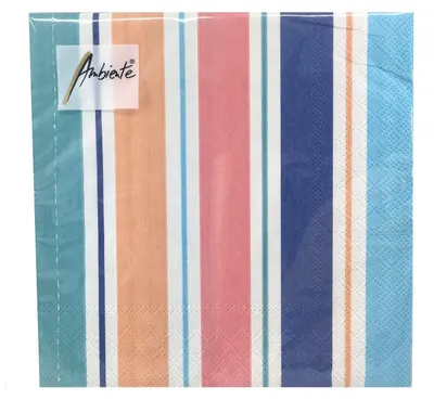 Papierservietten 33x33 cm 3-lagig 20 Stück Mehrfarbig