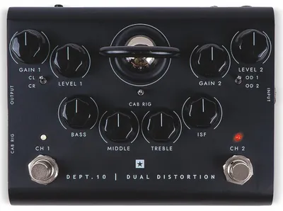 Productafbeelding van Blackstar Dept. 10 Dual Distortion: een elektronische distortion pedaal