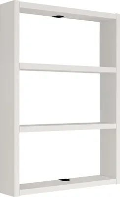 Zdjęcie produktu dla HowHomely | Półki kuchenne - Półka ścienna - PERA - 60 cm - Biały - Minimalistyczny design - Oszczędność miejsca i funkcjonalność