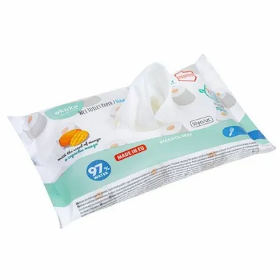 Produktbild von AKUKU feuchtes Toilettenpapier 50 Stück