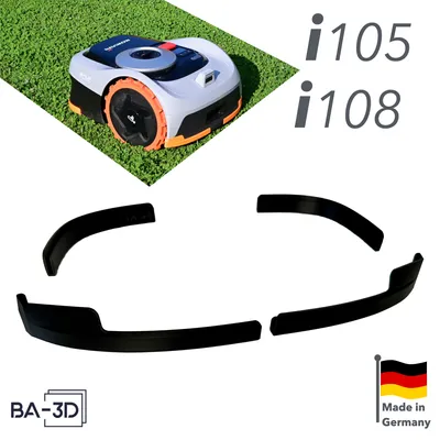 Produktbild von Passgenauer Kantenschutz für Segway Navimow i105e & i108e Bumper tuning black