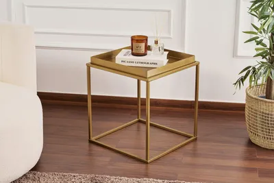 Produktbild von Skye Decor, Shb-018-A, Couchtisch, Gold, 100% METALL, 45 x 45 x 52 cm
