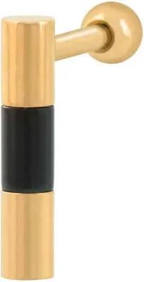 Produktbild von Ohrpiercing Chirurgenstahl Ohrpiercing RUNDER STAB  Gold Stablänge: 6mm