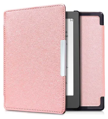Produktbild von kwmobile Klapphülle kompatibel mit Kobo Aura Edition 1 Hülle - eReader Case aus Kunstleder - Cover - Rosegold