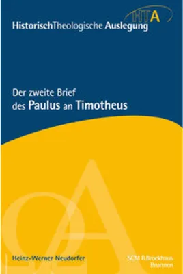 Produktbild von Der zweite Brief des Paulus an Timotheus