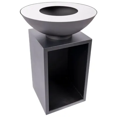 Produktbild von RedFire Gartengrill mit Holzlager Onyx 60 cm Schwarz
