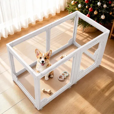 Obrázok produktu pre Akrylový výbeh pre malé domáce zvieratá, rozmer 100 x 50 x 60 cm