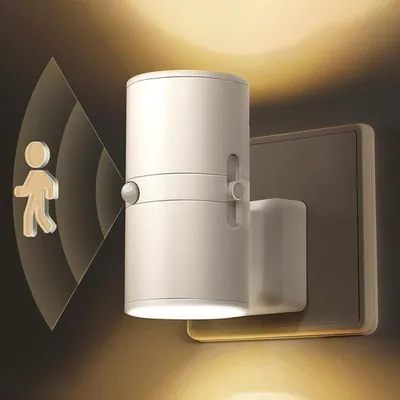 Image de Lampe de nuit à intensité variable avec prise