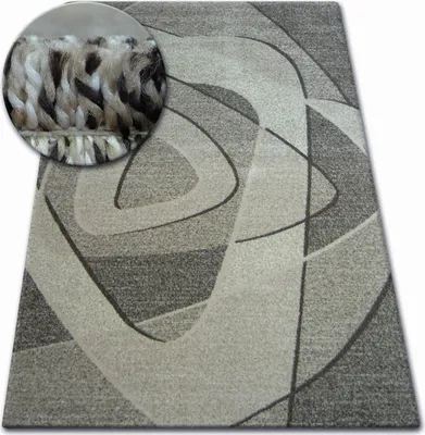 Produktbild von Teppich SHADOW 8594 braun / hellbeige beige 120x170 cm