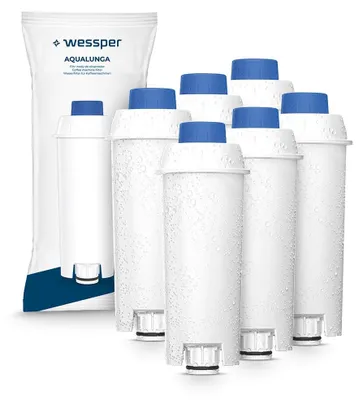 Wasserfilter für DeLonghi Kaffeeautomaten, 6 Stück