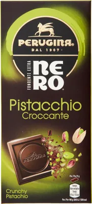 Produktbild von Schokolade Fondente Extra Nero Pistacchio Croccante 85g - Perugina