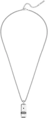 Image de Police Collier avec pendentif homme Baseline Acier inoxydable PEAGN0079101