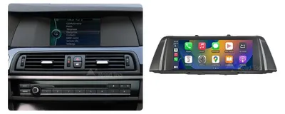Obrázek produktu pro CarPlay, dotykový displej, vysoké rozlišení, kompatibilní s modely BMW řady 5 (2011-2017) F10 F11 s verzemi CIC a NBT, 10,25 palců pro modely F10 CIC