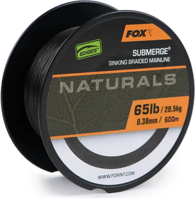 Produktbild von Fox Submerge Naturals Sinking Braid X 600m / 0.38mm / 65lb