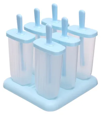 Produktbild von Eisformen mit Stiel, 6 Eisformen mit Stielen, und BPA-frei, wiederverwendbar