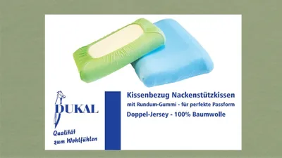 Produktbild von Bezug Nackenstützkissen : Farbe - Lindgrün, Größe - 40x80 cm