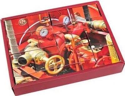 Produktbild von Feuerwehr Adventskalender 1:43 Mercedes-Benz L1519 Metall Modellbausatz, 67206