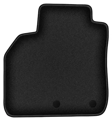 Image de Tapis conducteur en moquette pour Renault Scenic II 2003-2009 (monospace) – 1 pièce, noir, sur mesure – Wielganizator DURBAN
