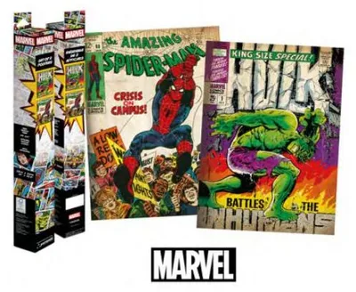 Produktbild von Marvel – Spider-Man & Hulk – Set mit 2 Postern, 52 × 38 cm