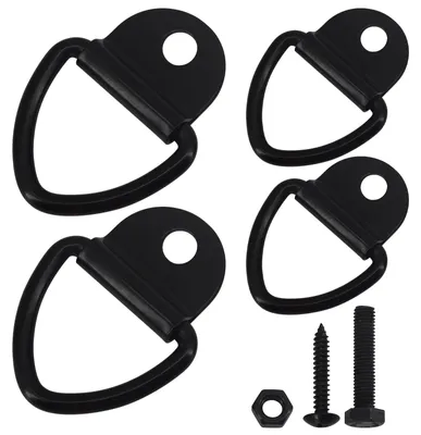 Schwerlast-Verladeanker V-Ring 85x62mm 4 Stück Stahl
