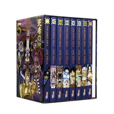 Produktbild von One Piece Sammelschuber 5: Thriller Bark (inklusive Band 46–53): Piraten, Abenteuer und der größte Schatz der Welt!
