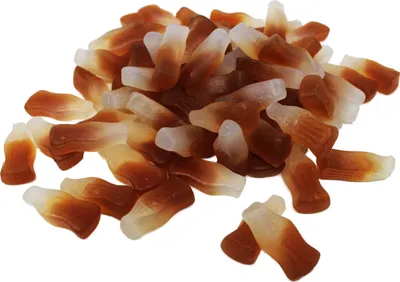 Produktbild von Ravazzi Fruchtgummi Cola zuckerfrei festes veganes Fruchtgummi 1000g