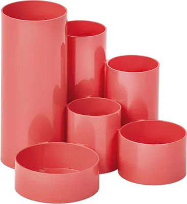 Produktbild von MAUL Stifteköcher MAULtubo Kunststoff 15.3 x 15.2 x 12.6 cm touch of rose