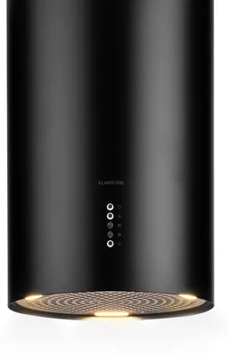Zdjęcie produktu dla KlarsteinBolea, okap kuchenny wyspowy, Ø 38 cm, wyciąg/pochłaniacz, 600 m³/h, LED, filtr węglowy