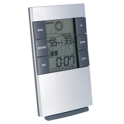 Produktbild von Multifunktions-Wetterstation | Thermometer | Hygrometer | Wecker | Kalender