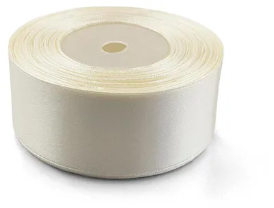 Productafbeelding van Satinband Ecru 38 mm x 32 m voor Decoratie en Knutselen