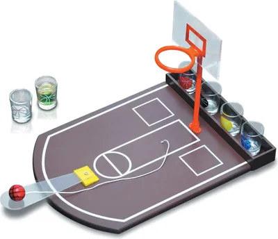 Produktbild von Trinkspiel Basketball mit 6 Schnapsgläsern