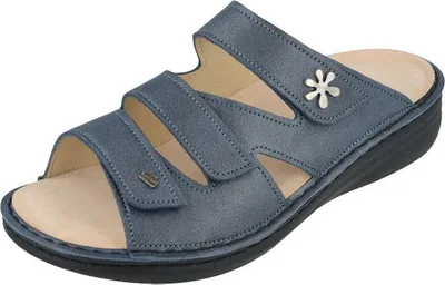 Obrázek produktu pro Finn Comfort Grenada supersoft mule, dámské, kůže, ocel, volné stélky - Značka Finn Comfort, modrá, kůže (ancona)