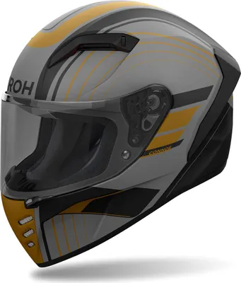 Zdjęcie produktu dla Kask pełnotwarzowy AIROH Connor Achieve Grey Black Bronze Matt rozmiar XXL