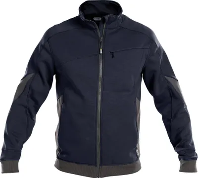 Produktbild von DASSY® Velox Sweatshirt NACHTBLAU/ANTHRAZITGRAU Gr.L Länge: STANDARD