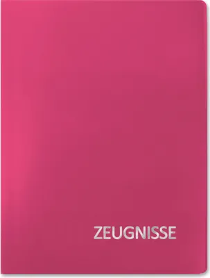 Image de ROTH 88570 ROTH Zeugnismappe Basic, aus PP, DIN A4, magenta