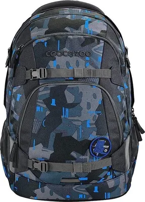 Produktbild von Unyqoos® Schulrucksack MATE, ergonomisch höhen- & größenverstellbar, 30 L, 2 Hauptfächer, Brust- und Hüftgurt, LED-Befestigung & Reflektoren, inkl. 2 Patches, ab 3. Klasse