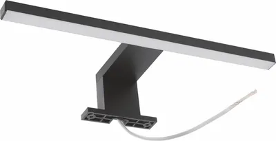 Immagine prodotto di Lampada Specchio LED 40 cm per Bagno, IP44, 4000K Luce Neutra, Lampada da Parete 230V, 250lm, Nero, Lampada Specchio Bagno LED Moderna