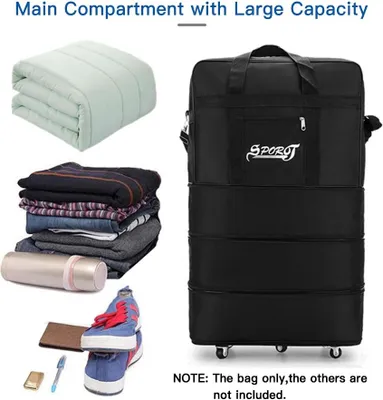 Produktbild von Große Kapazität Reisetasche faltbar Gepäck Tasche Fluggesellschaft Check-M
