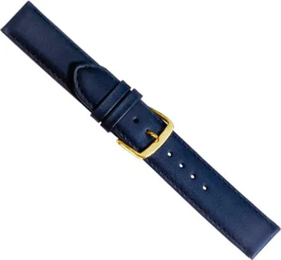 Produktbild von Uhrenarmband Kalbsleder Dunkelblau Herzog Beach 20426G, Stegbreite:22mm