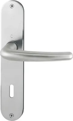 Produktbild von Langschildgarnitur Den.E1310Z/302 VA F69 PZ 72mm DIN L/R HOPPE