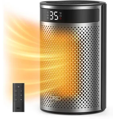 Productafbeelding van Verwarmingstoestel - Hyperkeramisch - 1500 W - Dreo - Atom 416 - Kolommodel - Zwart