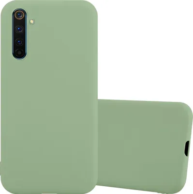 Produktbild von Cadorabo Hülle für Realme 6 PRO Schutzhülle in Grün Handyhülle TPU Silikon Etui Case Cover