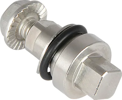 Obrázek produktu pro Vložka pro montáž plechového válce čtvercová 8 mm, délka 25 mm, nerezová ocel