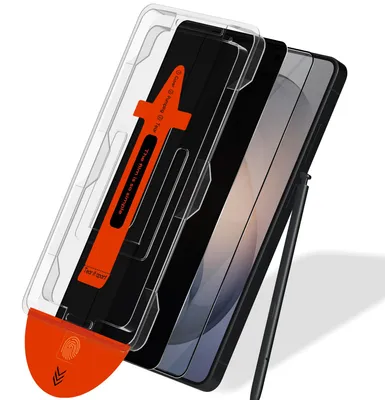 Produktbild von 2-Pack Samsung S26 Ultra Displayschutz (1 Privacy + 1 Klar) - Gehärtetes Glas | [Automatische Installation] - Blasenfrei