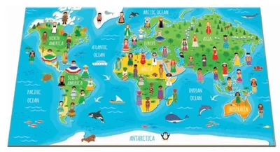 Imagen del producto de Puzzle Educa "Niñas del Mundo", 150 piezas, color azul. Para niños, color azul, talla única